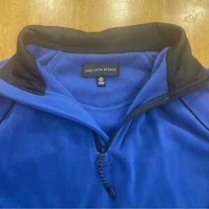 Saks Fifth Avenue 1/4 Zip Pullover_Men's Medium